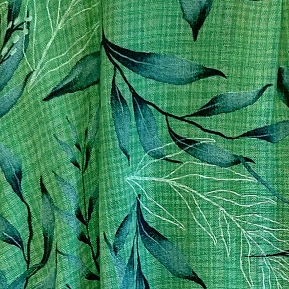 Beautiful Breezy Italian Emerald PARK MODA Blouse for Summer XL - Picture 3 of 4